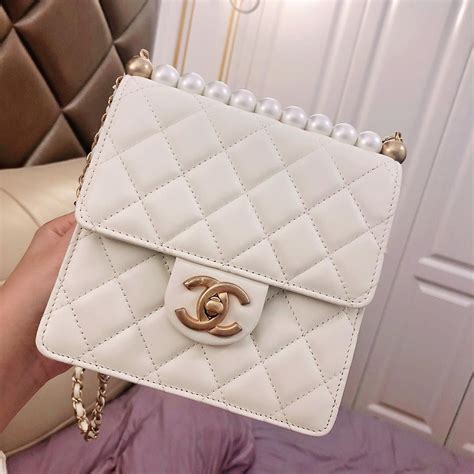 chanel pearl bag 2019 price|Chanel small tote bag.